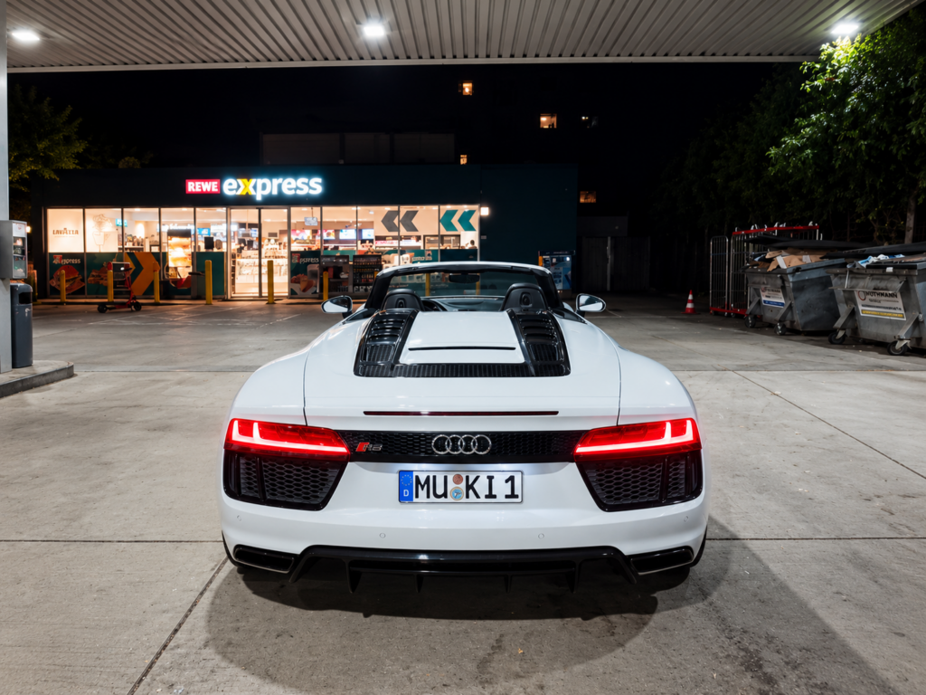 Audi R8 Spyder – Heckansicht