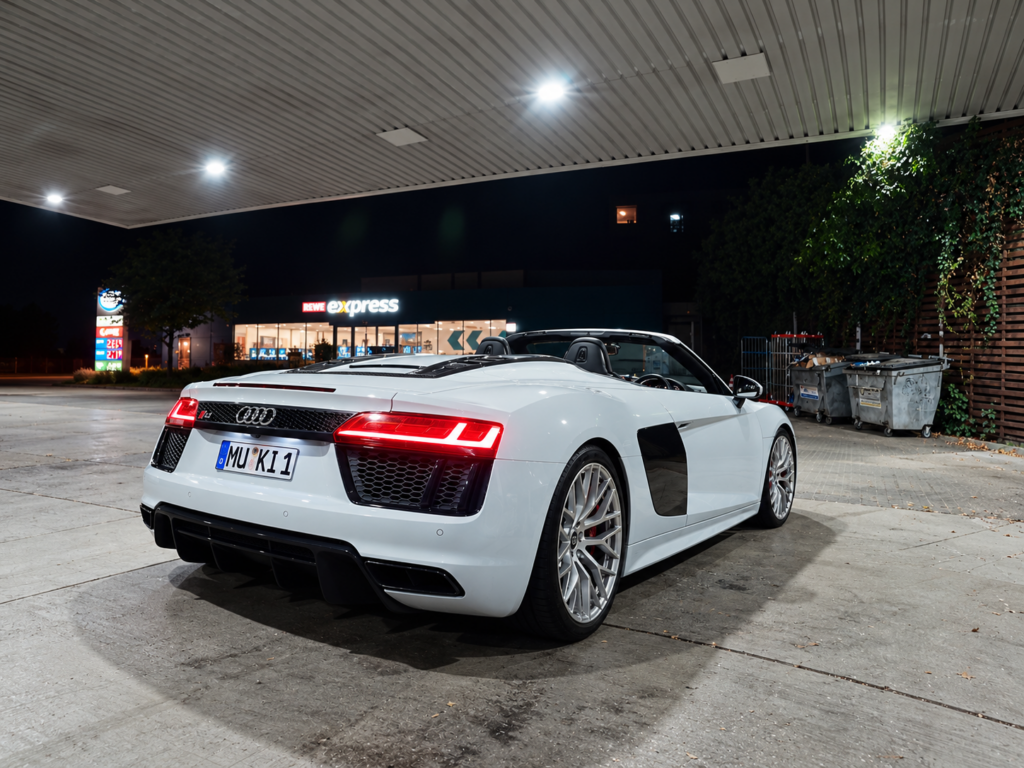 Audi R8 Spyder – Heckseite