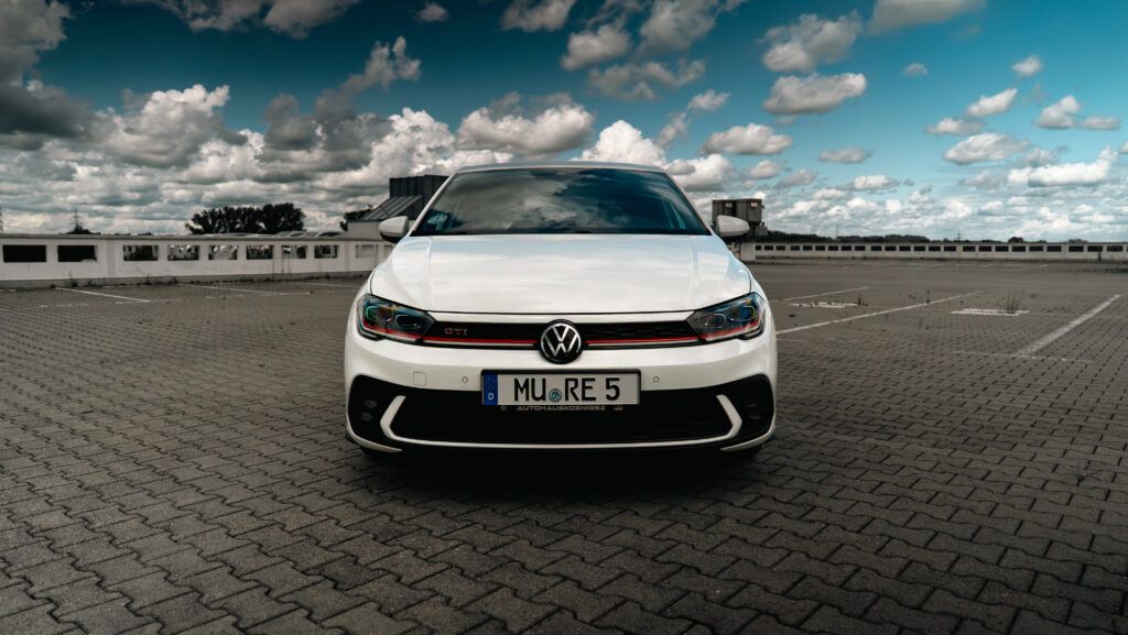 VW Polo GTI Weiß – Vorderansicht