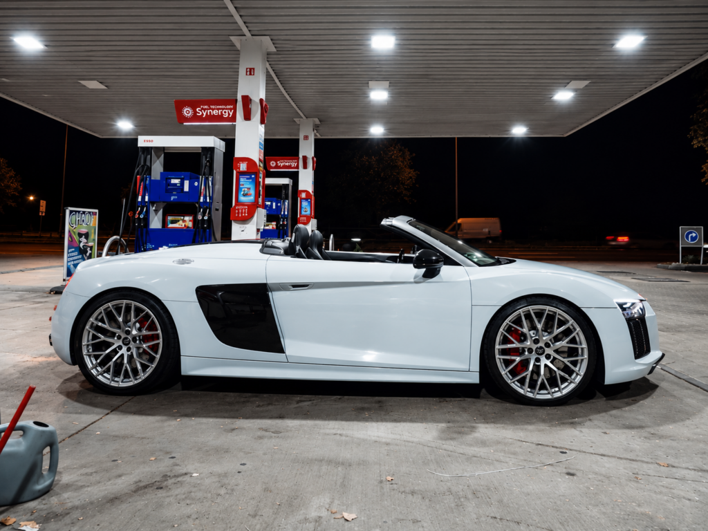 Audi R8 Spyder – Seitenansicht