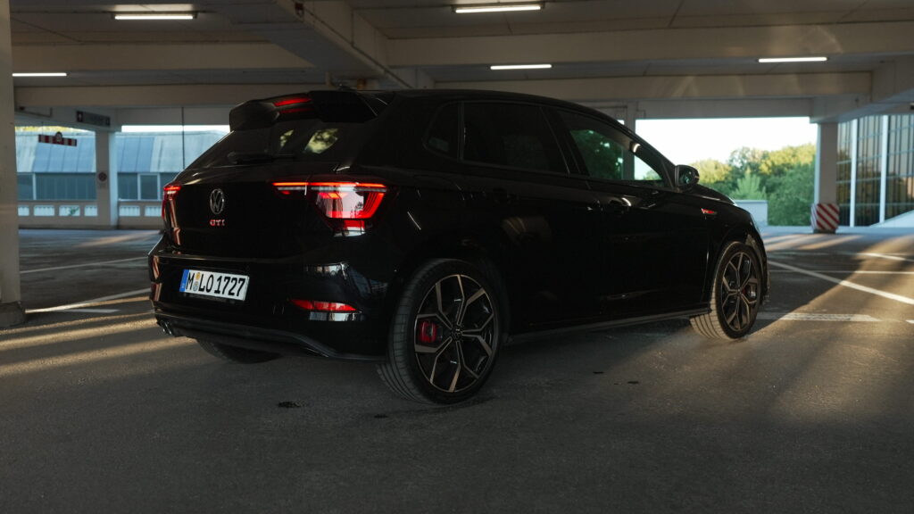VW Polo GTI Schwarz – Heckansicht